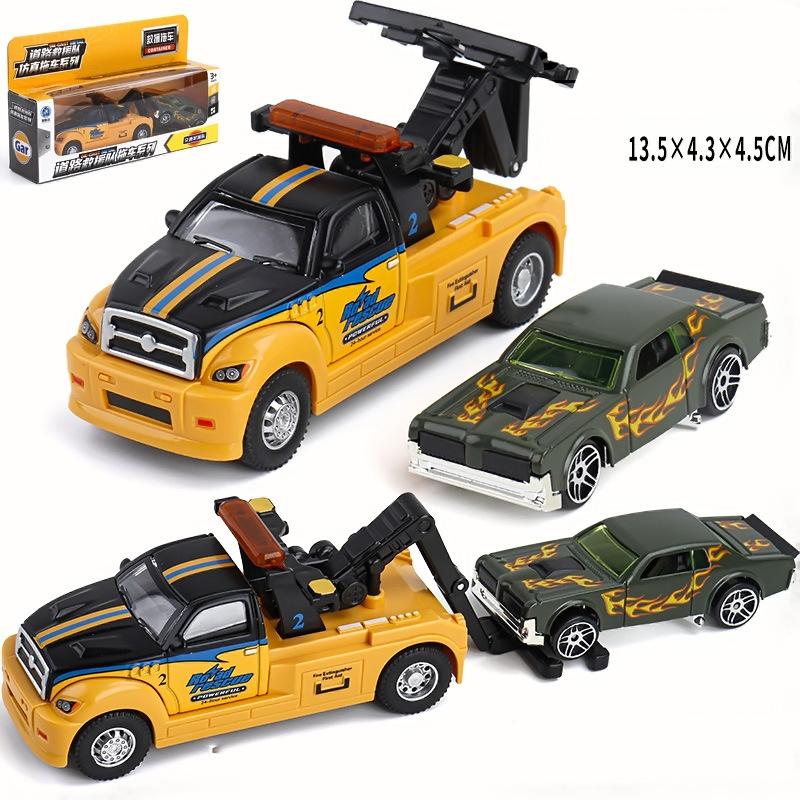 1:64 Scania Container Truck American Container Truck Alloy Diecast Model Car Mini GT Vehicle Toy Models Miniature Cars Birthday