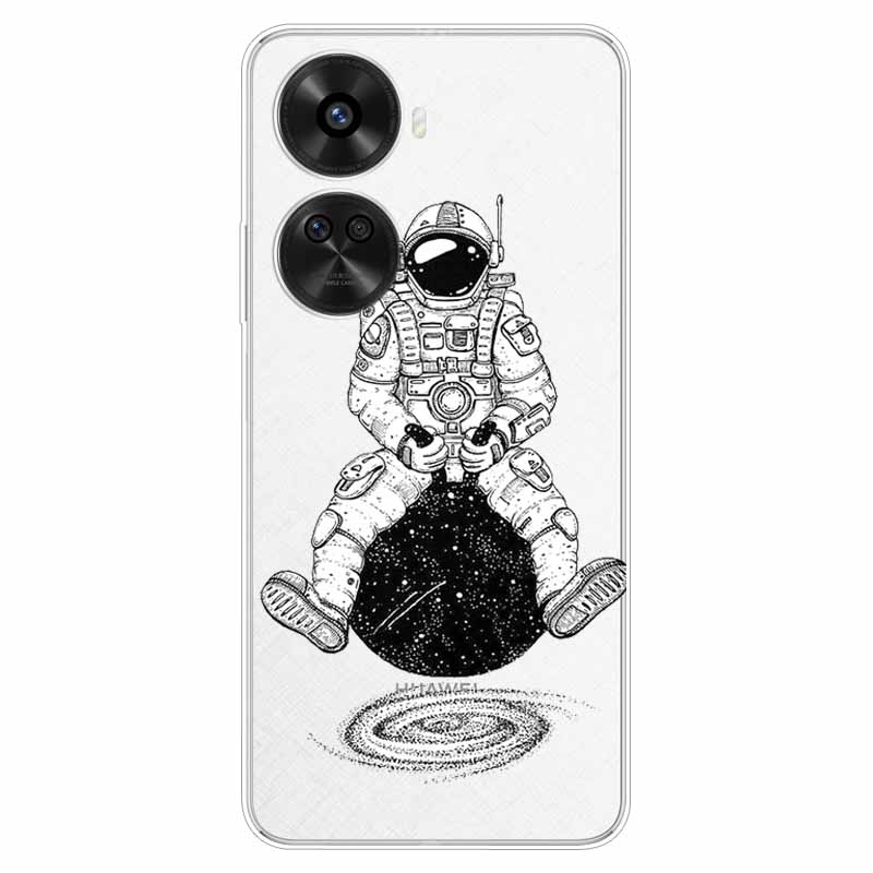 For Huawei Nova 12 SE Case Soft Girl Shockproof Phone Cover for Huawei Nova 12SE Case BNE-LX1 TPU Clear Transparent Silicone