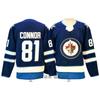 Mens Vintage Winnipeg Jets Embroidered Ice Hockey Jersey 55 Cotton Blend Practice Uniform Adult Sports Fans