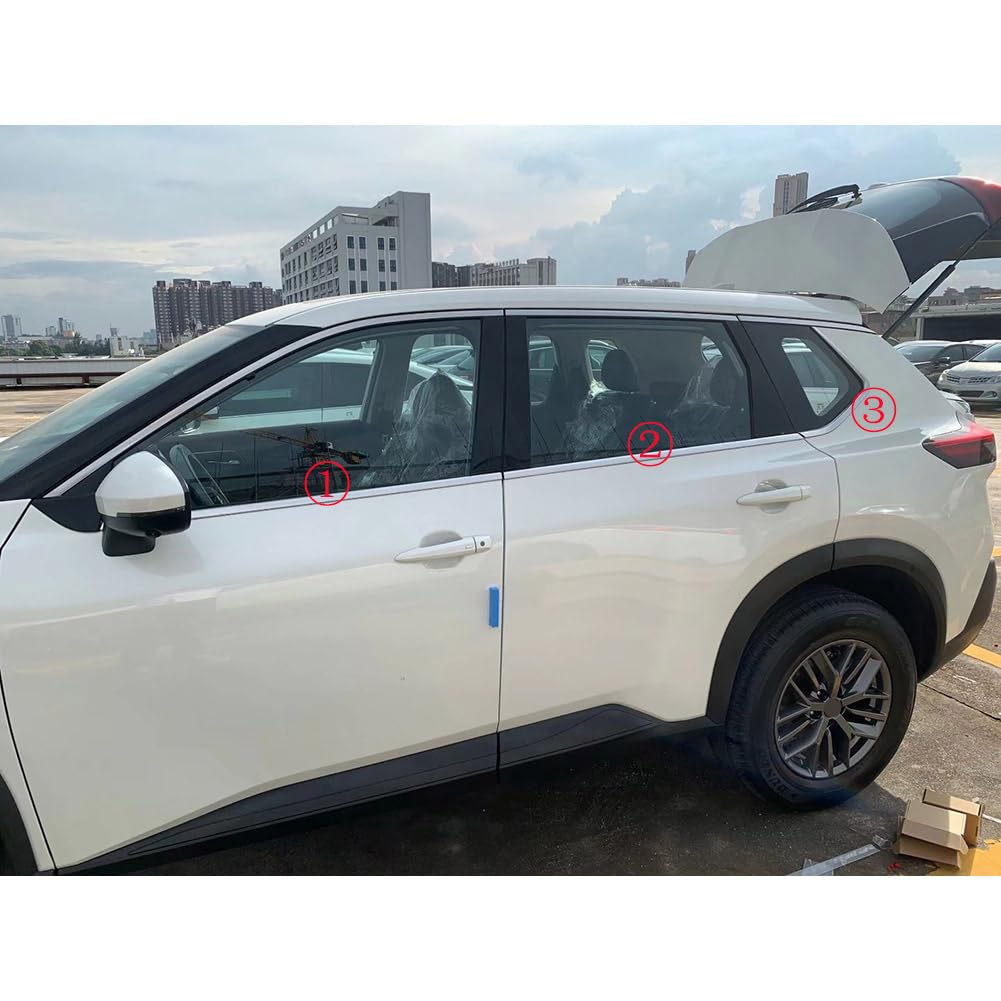 RUIQ Nissan T33 Exterior Side Window Window Custom Window Frame Designed Exclusively for Nissan X-Trail (July 2022) Moulds, Trims, Parts, Dress-Up