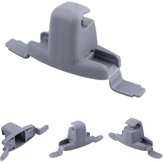 Sun Visor Clip Fit for BMW Sun Visor Clip Grey Parts Replacement Sun Visor Fit for BMW 325xi/323i/330xi 51168243575 E46/M3/323Ci/328Ci Sun Visor