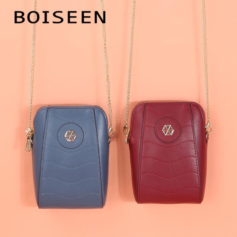 E New Mobile Phone Bag Female, Multi-color Large-capacity Shoulder Bag Fashionable Zipper Oblique Span Bag Female