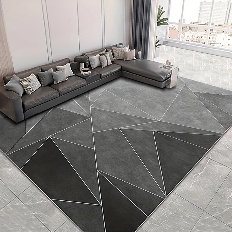 Modern Geometric Carpet for Living Room Decor Sofa Table Large Area Rugs Bedroom Bedside Foot Pad Hallway Balcony Floor Mat