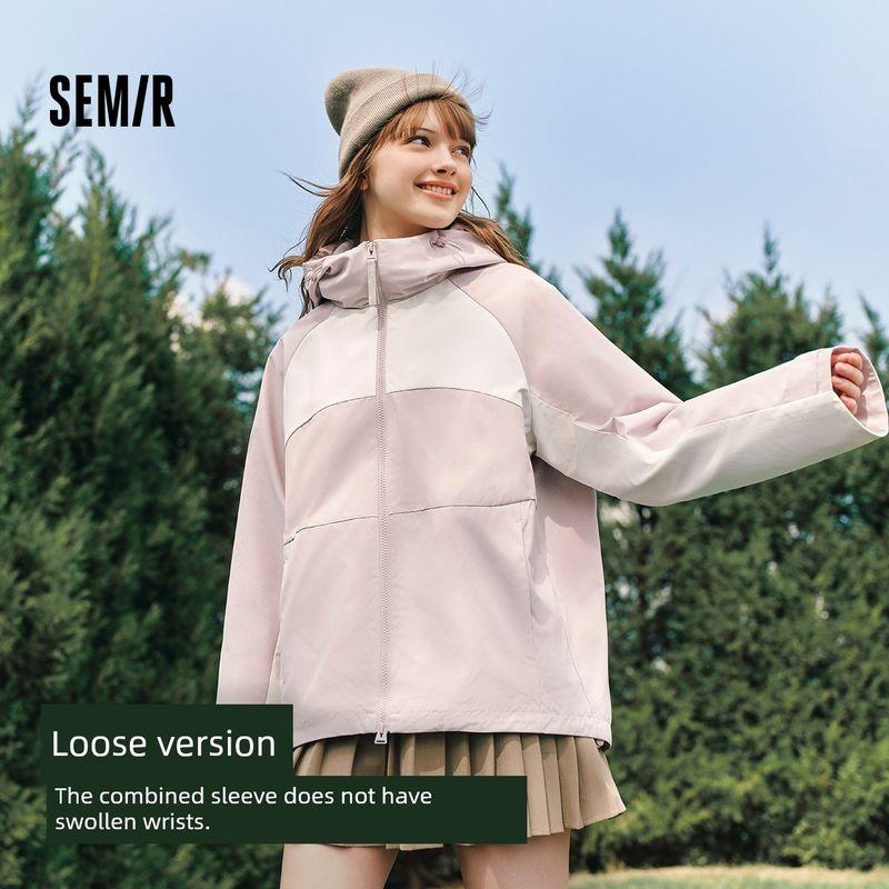 

Senma Outwear Women s Three-in-One Protective Jacket Windproof Fall Winter Coat Outwear Polar Fleece Jacket Antistatic 2024 New Arrival Protection three-in-one purple 00377 165/88A/L