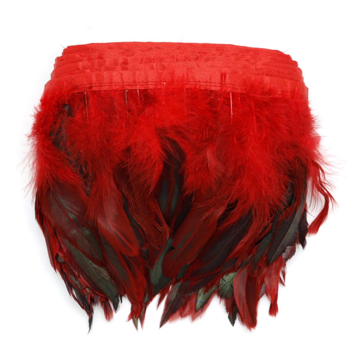 

Выбор Петух Хвост Свадебные платья невесты Украшение Юбка Перья Декоративная полоса для вечеринки 10meters красный