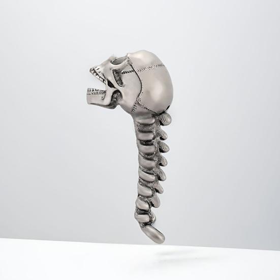 Skeleton Bottle Opener Ergonomic Grip Unique Skull Design Opener Gothic Halloween Decor Portable