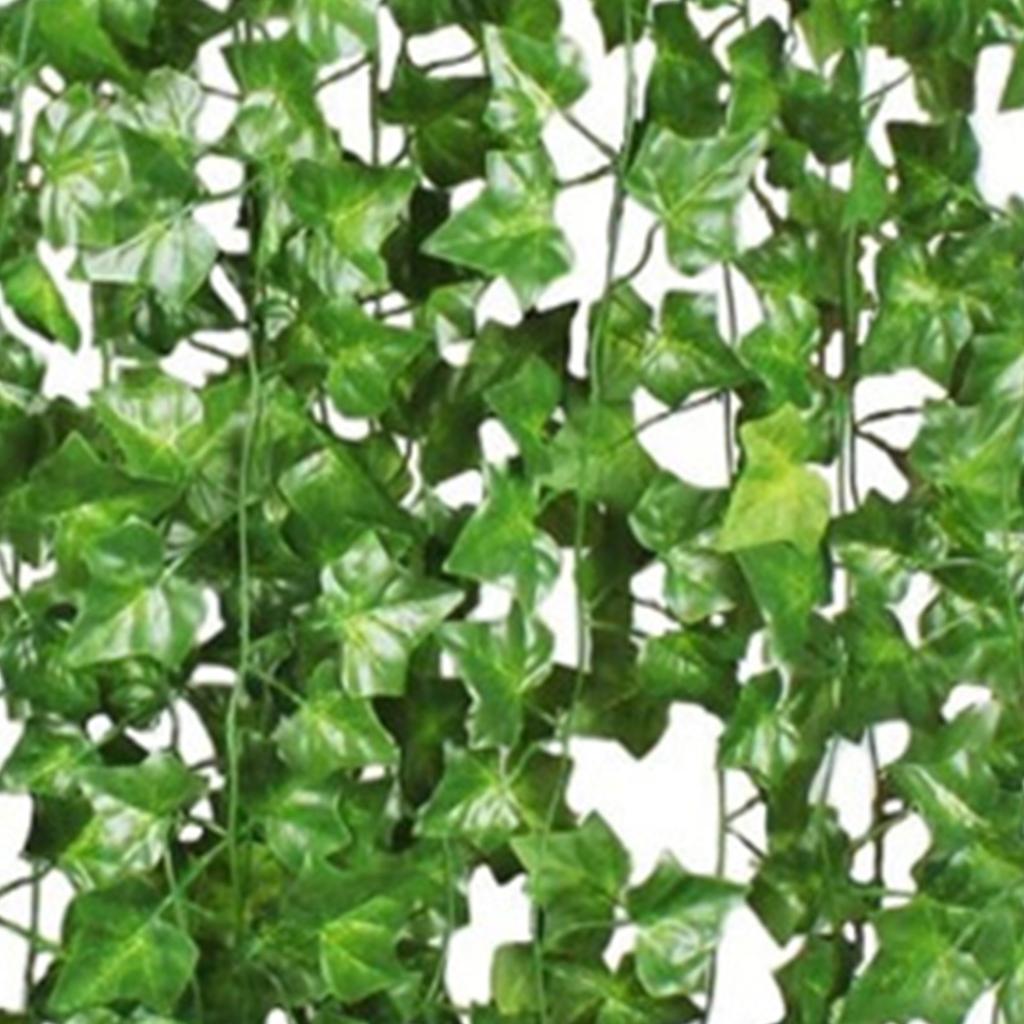 Simulated Ivy Cane Creeper Ivy Decorative Green Plants Ceiling Artificial Vine Eucalyptus Leaves