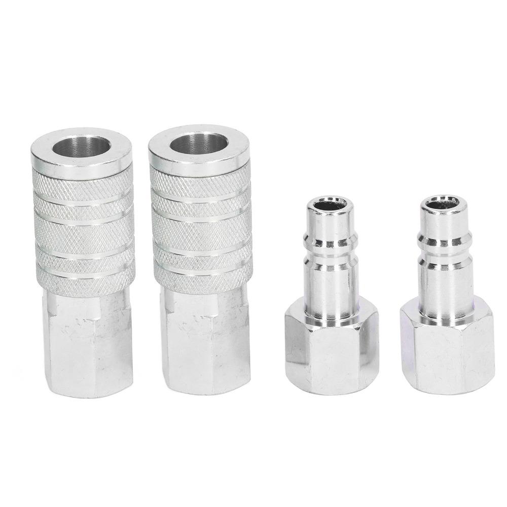 5pcs 300PSI Industrial Air Connect Fitting 1/2in NPT Pneumatic Tool Adapter  Air Compressors