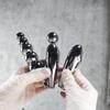 Stainless Steel Female Chastity Belt Invisible Underwear Anal Hole  Bondage Lockable Pants Vaginal Plug Sex Toys for Woman