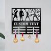 Basketball Metal Wall Art Personalized Iron Plaque Key Holder Living Room Teen Bedroom Decor