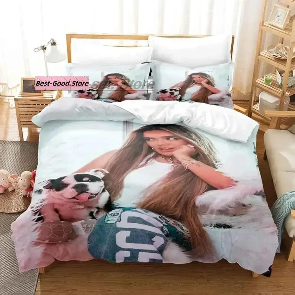 

Karol G Bedding Set Single Twin Full Queen King Size Bed Set Aldult Kid Bedroom Duvetcover Sets 3D Print Bed Sheet Set 70x133cm 2pcs