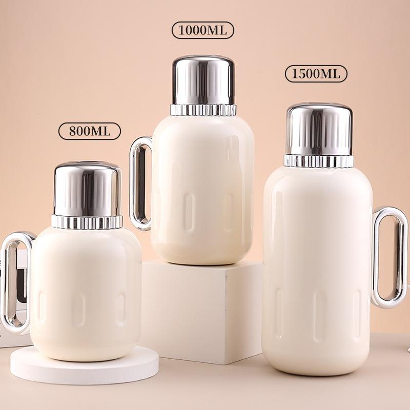 316 Insulated Kettle Large Capacity Thermos High-end Household Outdoor Office Mechanical Tea Brewing Kettle Tea Infuser