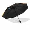 Cosmic Sunflower Bloom Portable Automatic Umbrella Compact 8-Rib Lightweight Durable Plastic & Iron All-Season Travel Fashion Lovers
