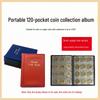 Album na monety o dużej pojemności z 120 kieszeniami na monety starożytne i okolicznościowe