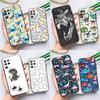 Cute Dino Dinosaur Case For OPPO A17 A57 A77 A78 A15 A16 A52 A72 A76 A96 A74 A94 A5 A9 A31 A93 A54S A53S A57S