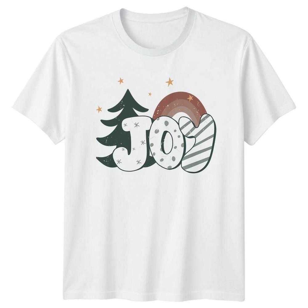 Joy TShirt Retro Boho Christmas Christmas Gift For Him And Her S
