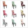 Hot Sale, Half Cut, Chair Cover, Decoration, Elastic One-Piece Printed Chair Cover, Household Dining Chair Cover