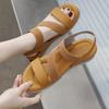Sandals Women'S Summer Fashion Sweet Open Toe Sandal Thick Bottom Elastic Strap Casual Comfortable Sandalias Bonitas Para Mujer