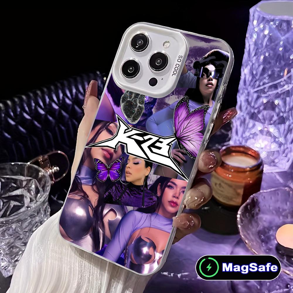 

Kenia OS Mobile Cell Phone Case for iPhone 17 16 15 14 13 12 11 X XR XS 8 7 Air Pro Max Plus White Translucent Colorful Cover iPhone 16