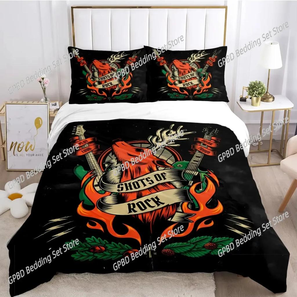 New J-Jagermeister Deer Duvet Cover Kawaii Comforter Bedding Sets Soft Quilt Cover and Pillowcases Single Double Queen King