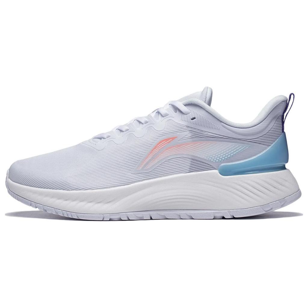 Li Ning Yue Ying Element Casual Fashion Non-Slip Wear-Resistant Breathable Low-Top Running Shoes Men Sneaker White Blue Purple ARHT005-9