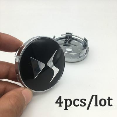 4ks/šarže 60MM Nálepka Kryty nábojů kol auta Nálepka Středové krytky pneumatik pro střed DS SPIRIT DS3 DS5 DS6 Deesse PSA