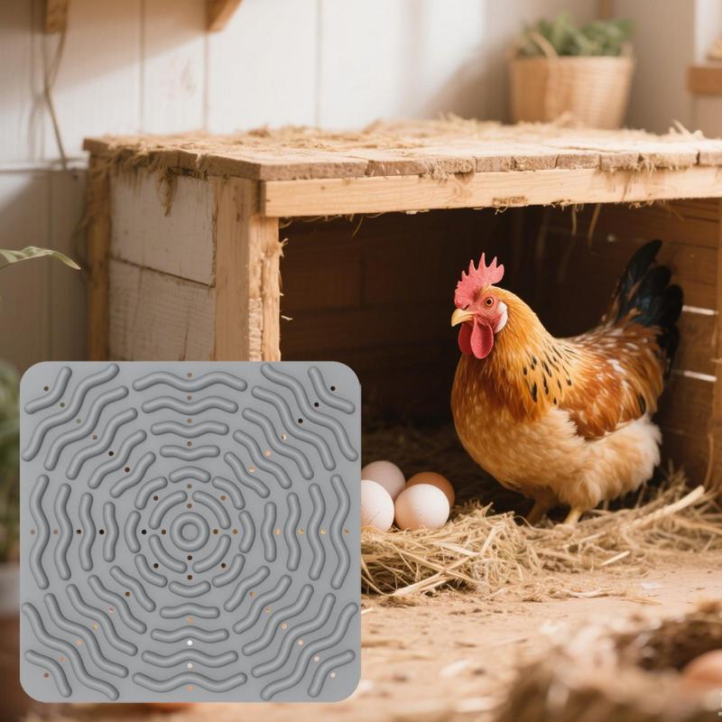 Chicken Nesting Pads Chicken Nesting Box Pads Washable 4X Silicone Soft Elastic Bedding For Roosting Brooder Laying Hens Chicks