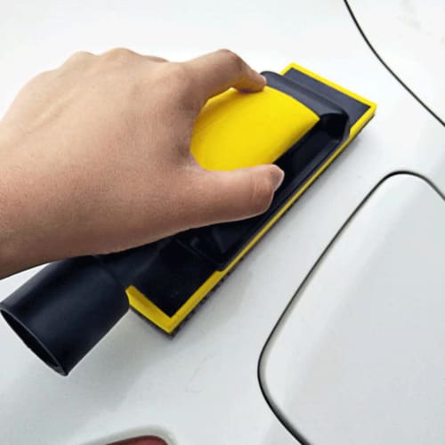 ROOOCYY Putty Sanding Block with Sandpaper for Polishing, Sheet Metal, Painting, Repair, Grinding, and Dust Collection (Flat Surfaces)