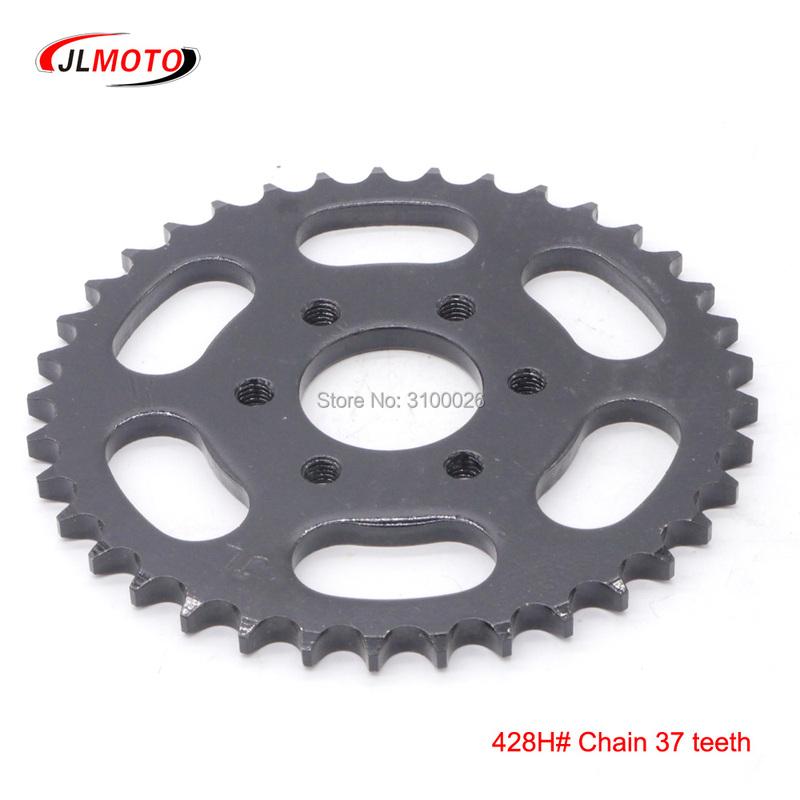 ATV 37T Sprocket Fit for China 150CC 200CC 250CC 428H# Chain Drive China UTV Go Kart Buggy Quad Bike Scooter Motorcycle Parts
