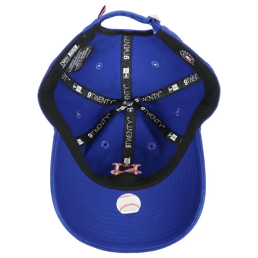 New Era 9TWENTY MLB Baseball Brand New York Blue Cap, Men's/Women's, Low-Profile, Name, Logo, Unisex, Golf, Mets, [Used]