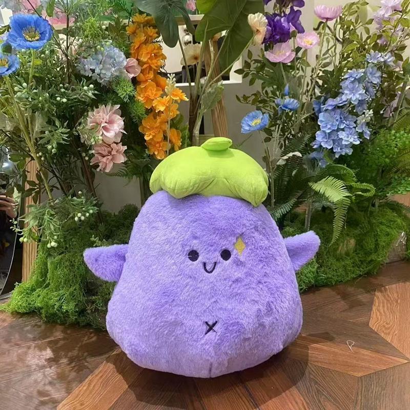 Favorite Toy Unisex Eggplant 30Cm Purple Vegetable Small Plush Toy Soft Throw Pillow And Fruit Doll As A Festival And Birthday Gift For Children