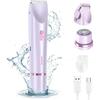 2025 New 2-in-1Women's Body Shaver, Head Bikini Trimmer Rechargeable Eletctric Shaver for Women, IPX7 Waterproof Wet and Dry Hair Trimmer for Facial