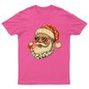 Cool Santa Claus Heart TShirt Unisex Gift Retro Seasonal Funny Xmas Unisexs a