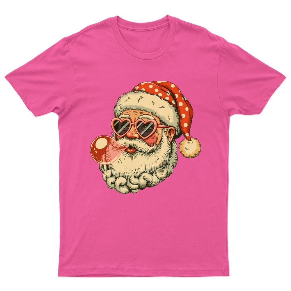 Cool Santa Claus Heart TShirt Unisex Gift Retro Seasonal Funny Xmas Unisexs a
