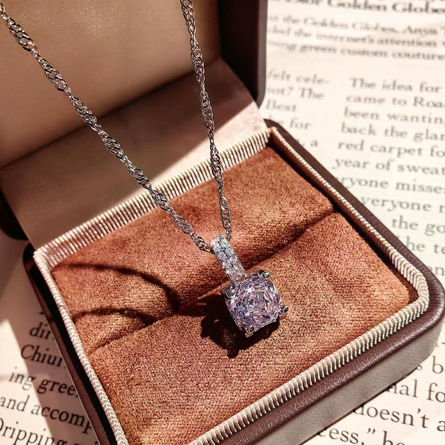 Classic Bull Head Star Anise Rose Cut Paraiba Pendant Necklace Colorful Diamond Stud Earrings Pink Diamond Ring Sea Blue Bracelet