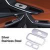 Stainless Steel Window Switch Panel Cover Sticker For Volvo XC60 S60 2009-2019 Car Interior Decoration Accessories