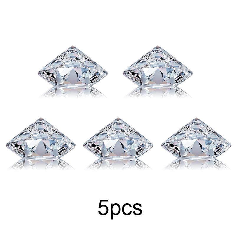 1PC/5PC Faux Crystal Diamond Shape Wedding Decoration Seat Holder Party Wedding Table Decoration Place Card Holder
