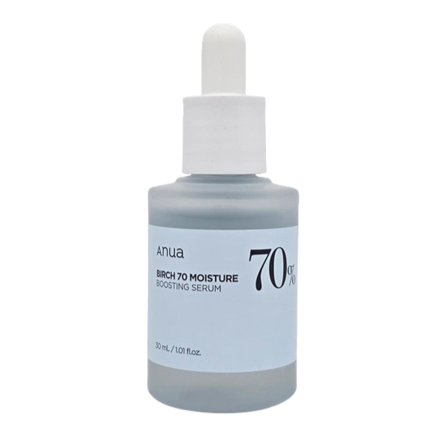 

Anua Березовая 70 Увлажняющая Сыворотка 30 мл | Увлажняющая и Успокаивающая Корейская Сыворотка для Лица с Березовым Соком 30ml