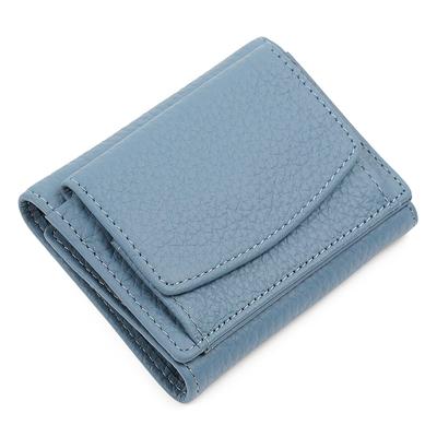 Mini Geldbörse für Herren und Echte Kleine Geldbörse mit Skimming-Münzfach Mitsuori Rindsleder RFID [imeetu] Dreifach gefaltet Damen, Leder, Schutz, Geldbörse, Leder,