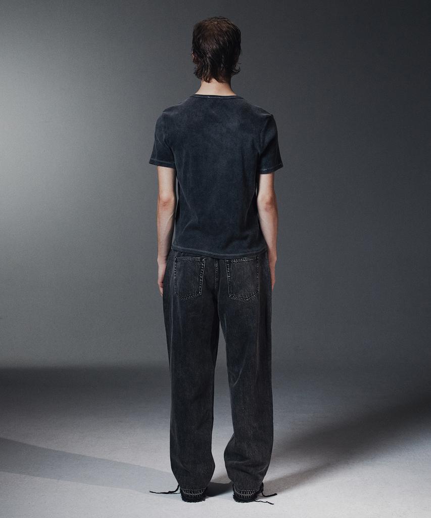 LMN3011 2X Washed Denim-Black
