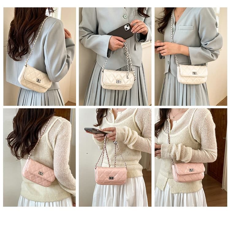 Rhombus bag women's shoulder crossbody armpit bag