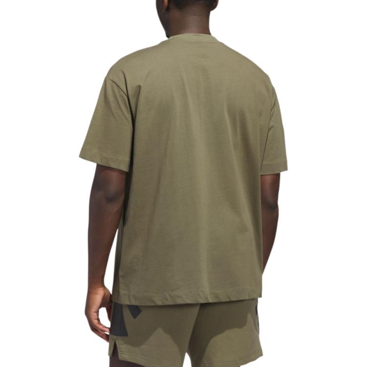 Adidas Basketball SS25 Fashion Loose Fit Crew Neck Short Sleeve T-Shirt Unisex Tops JX5583