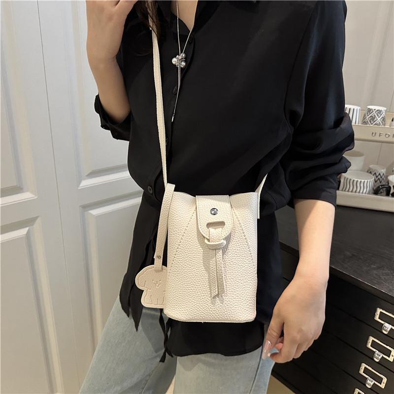 Summer Small Fresh Mobile Phone Messenger Bag New Foreign Style Small Satchel Shopping Cute Small Lightweight Mini Bucket Bag