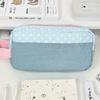 Denim Patchwork Pencil Case Large Capacity Stationery Bag Portable Pen Bag  School Office