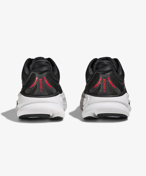 HOKA Bondi 9 - Black:Vermilion [1162011-BKVR]