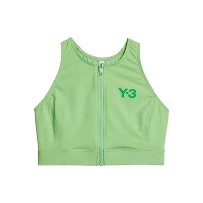 SS22 Zipper Letter Vest Women Tops Green HG6140