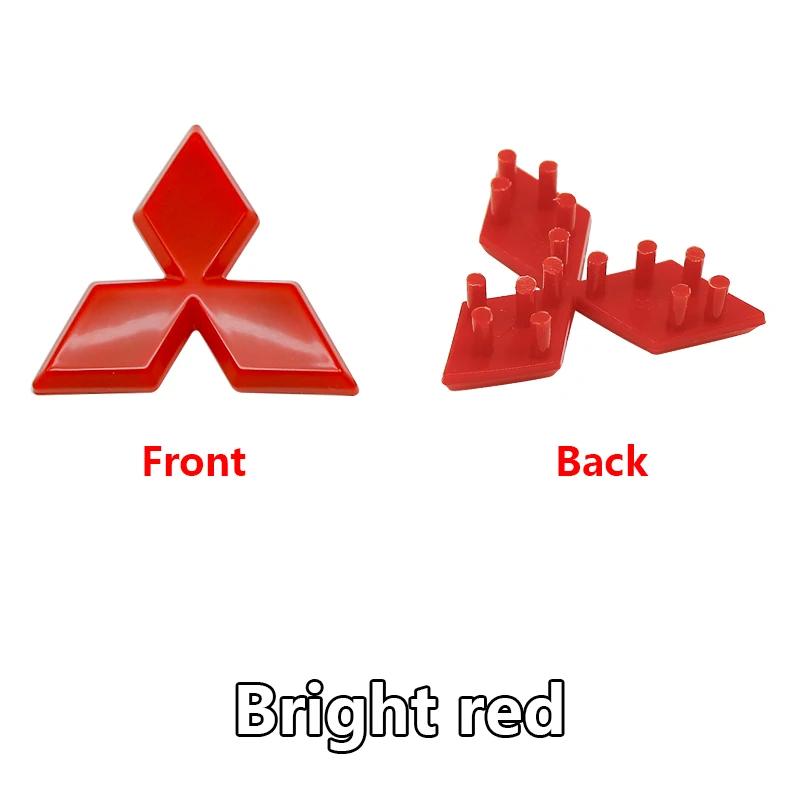 1Pc Mitsubishi Logo Steering Wheel Decal 3D Sticker Car Badge Logo For Mitsubishi Colt Delica Ralliart Pajero Xpander Space Star