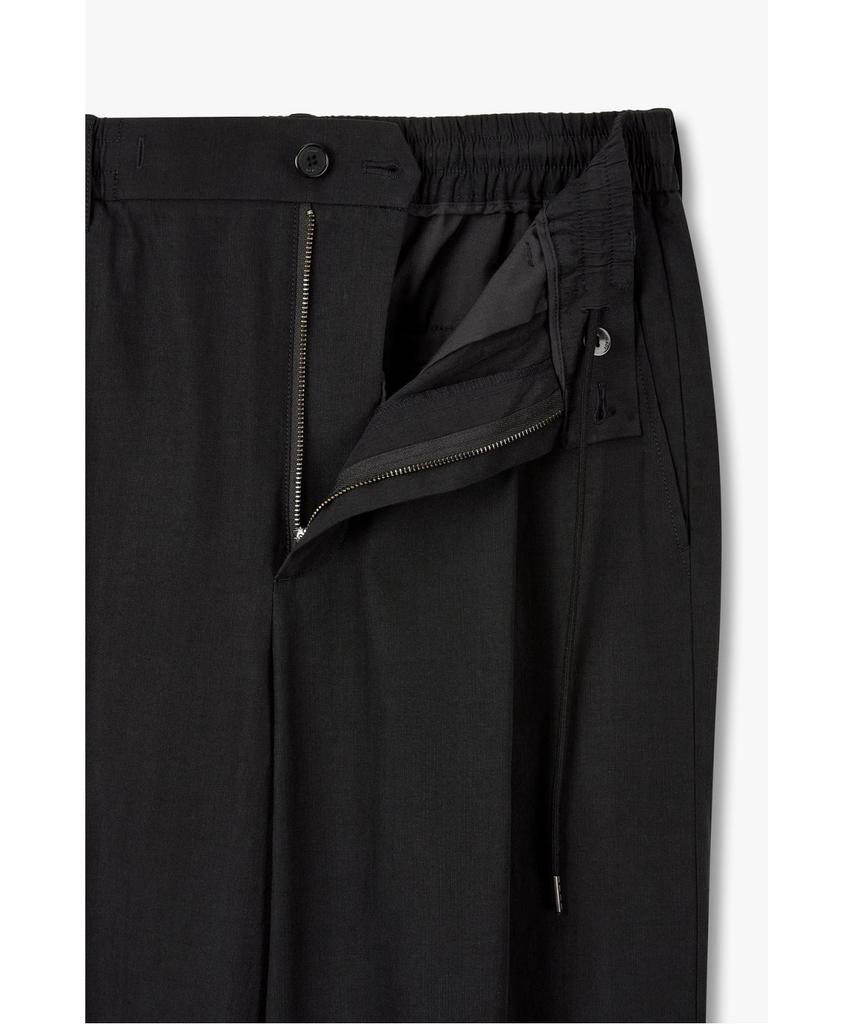 STUDIO TOMBOY [Men] Basic One-Pleat Elastic Pants _Black_9156231193
