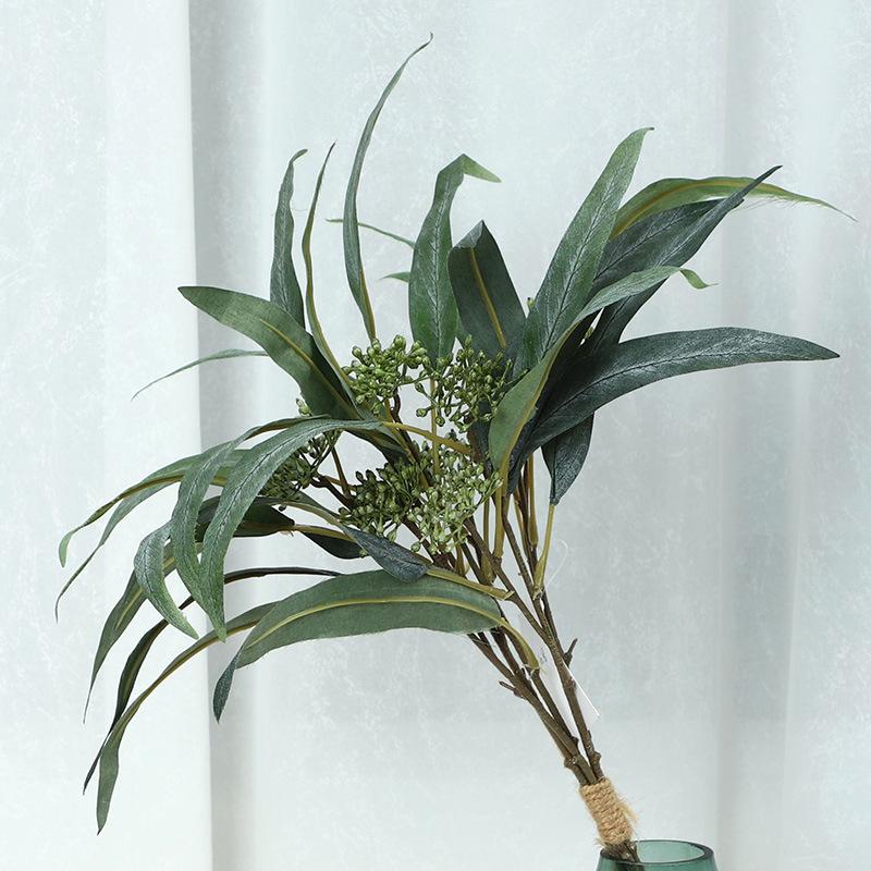 Simulated Green Plant Eucalyptus Bundle Home Decoration Simulated Plant Wall Photography Props