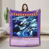 Anime Yu Gi Oh Card Blankets  Flannel Funny Breathable Throw Blankets for Bedding Lounge Textile Decor